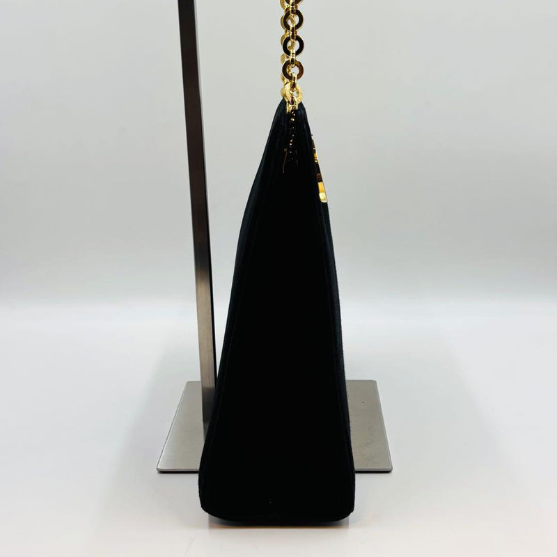 [Good condition] Salvatore Ferragamo Shoulder Bag Gancini Gold Chain