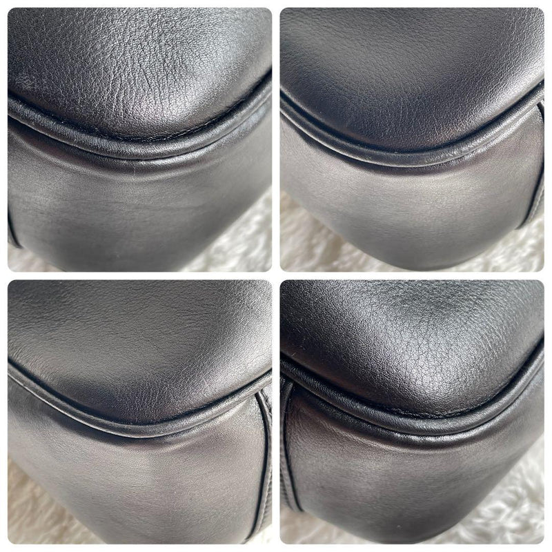 Good condition ✨GUCCI Handbag Bamboo All Leather Black