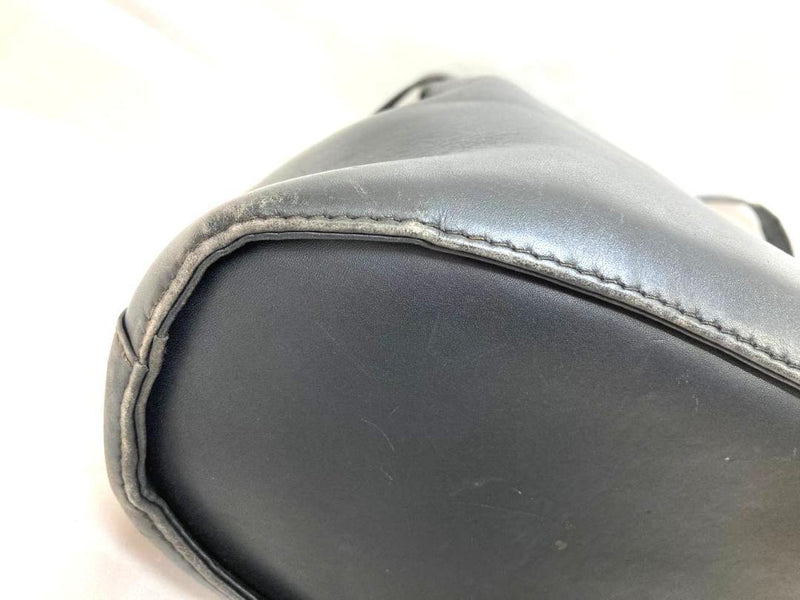 ♡Safe appraisal ♡Salvatore Ferragamo Gancini Bucket Bag Drawstring Bag Leather