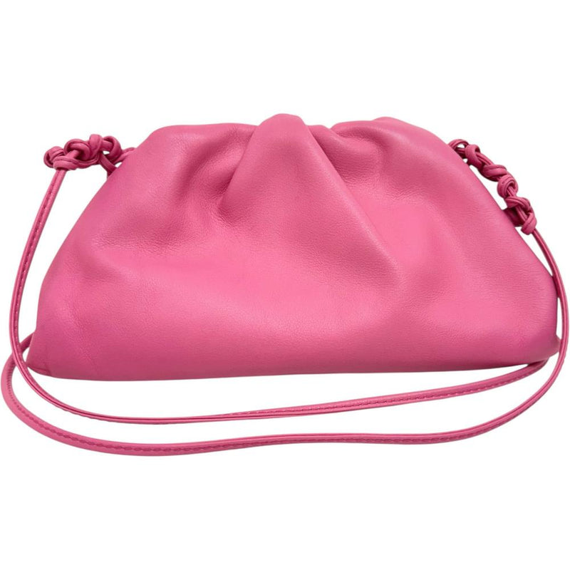 [BOTTEGAVENETA] The Pouch 585852 Shoulder Bag Leather Pink Women's [Used] [Mako