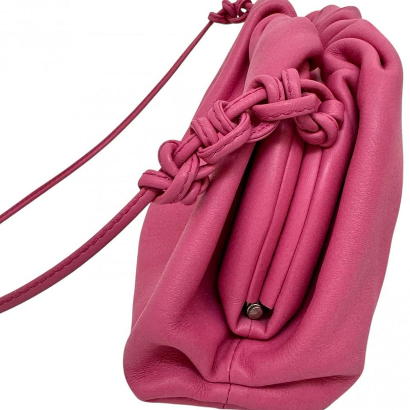[BOTTEGAVENETA] The Pouch 585852 Shoulder Bag Leather Pink Women's [Used] [Mako