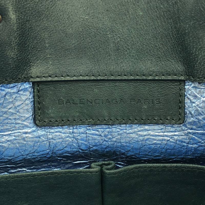 BALENCIAGA / Balenciaga | 515859 The Paper Leather Tote Bag | Green | Women's