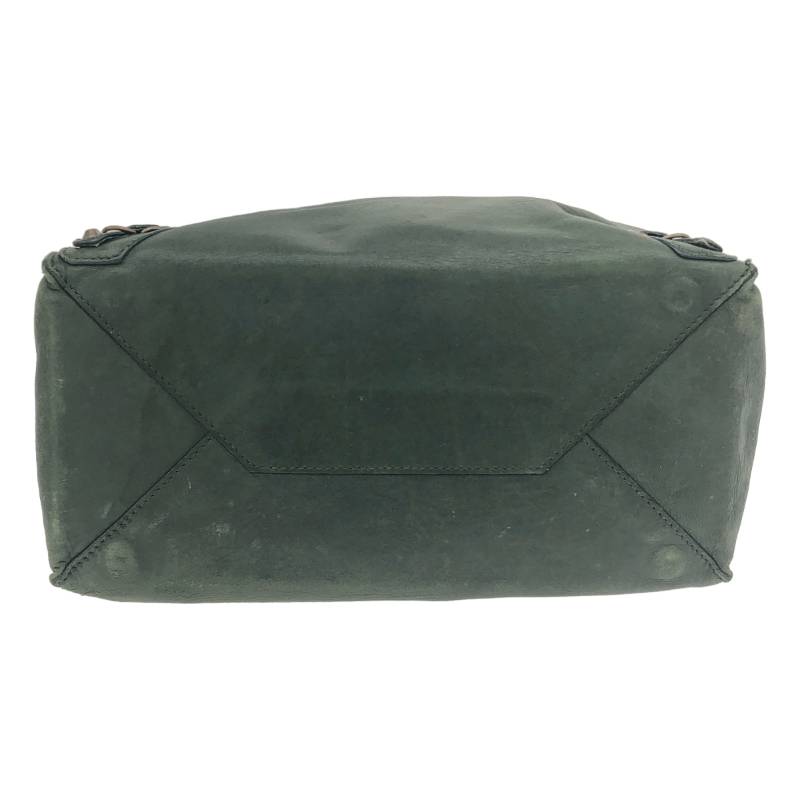 BALENCIAGA / Balenciaga | 515859 The Paper Leather Tote Bag | Green | Women's