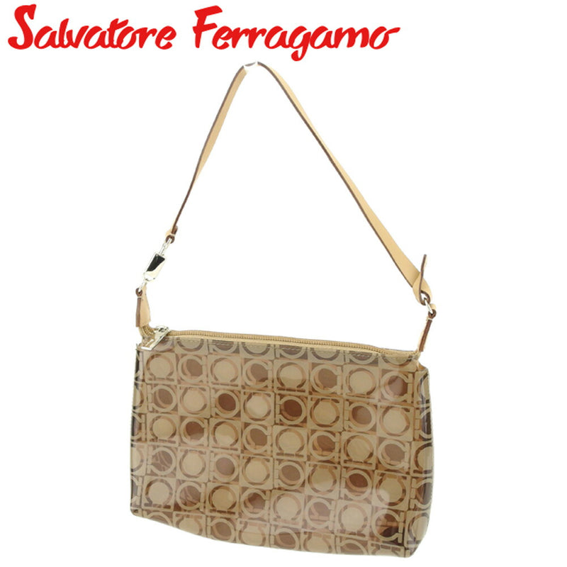 [Rakuten Super SALE 10% OFF] Salvatore Ferragamo Handbag Gancini Pattern