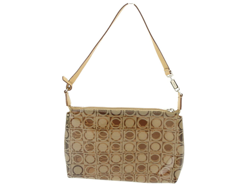[Rakuten Super SALE 10% OFF] Salvatore Ferragamo Handbag Gancini Pattern