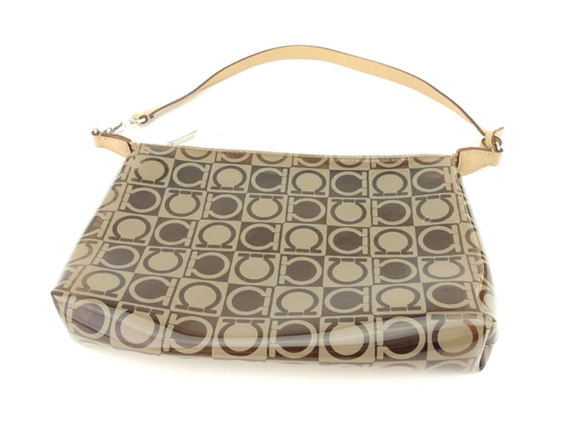 [Rakuten Super SALE 10% OFF] Salvatore Ferragamo Handbag Gancini Pattern