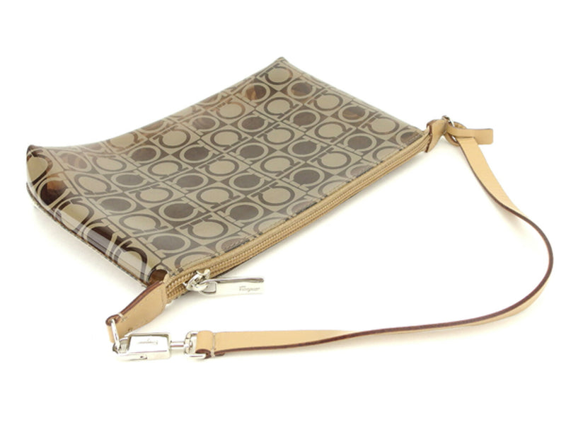 [Rakuten Super SALE 10% OFF] Salvatore Ferragamo Handbag Gancini Pattern