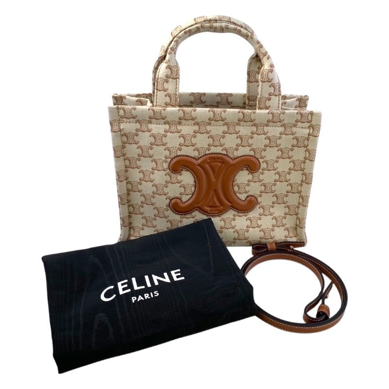 [Used] [CELINE] Celine Small Cockatus 199162EZ6.01BC Handbag Canvas Women's