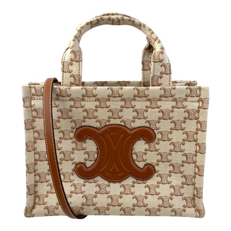 [Used] [CELINE] Celine Small Cockatus 199162EZ6.01BC Handbag Canvas Women's