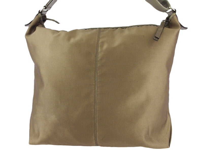 [Rakuten Super SALE 10% OFF] Salvatore Ferragamo Shoulder Bag Logo Beige Silver