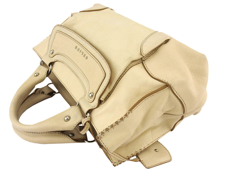[Rakuten Super SALE 10% OFF] CELINE Tote Bag Boogie Bag Beige Silver Men's Used