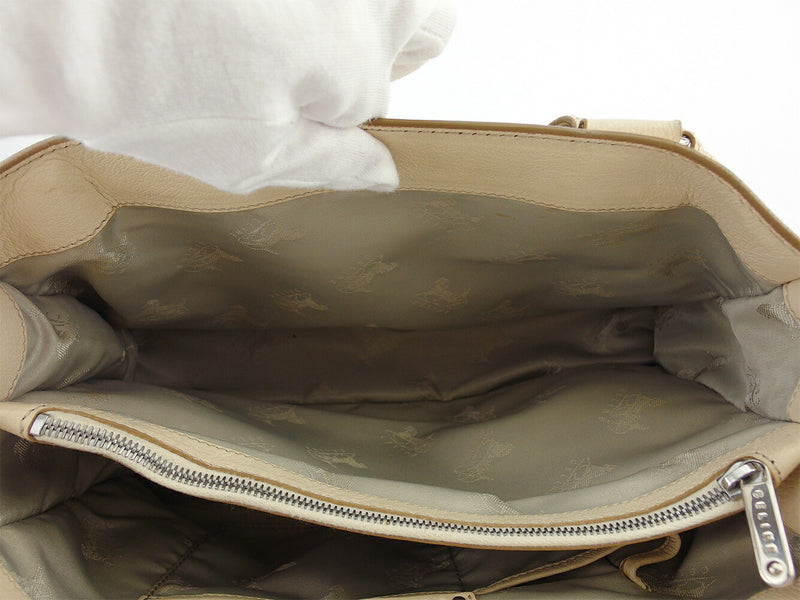 [Rakuten Super SALE 10% OFF] CELINE Tote Bag Boogie Bag Beige Silver Men's Used
