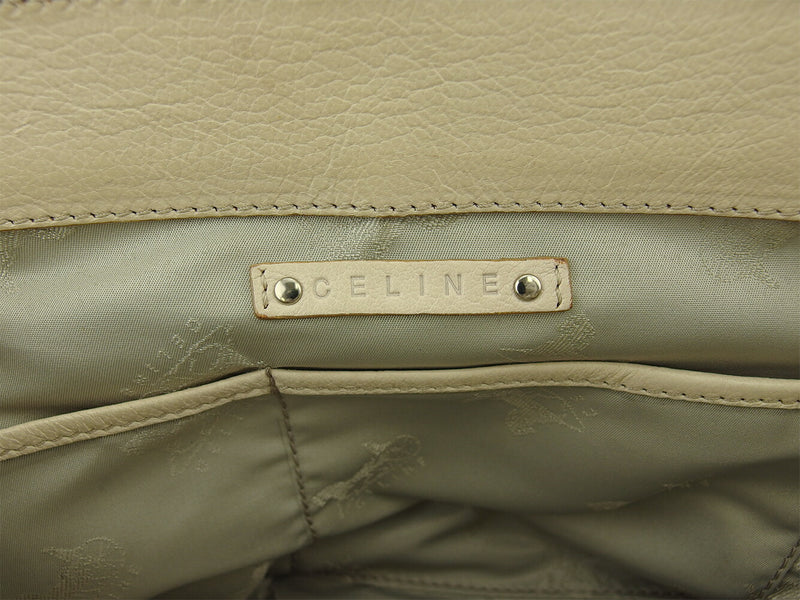 [Rakuten Super SALE 10% OFF] CELINE Tote Bag Boogie Bag Beige Silver Men's Used