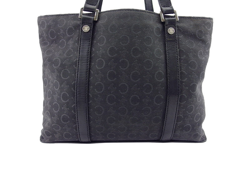[Rakuten Super SALE 10% OFF] CELINE Handbag C Macadam Black Silver Men's Used