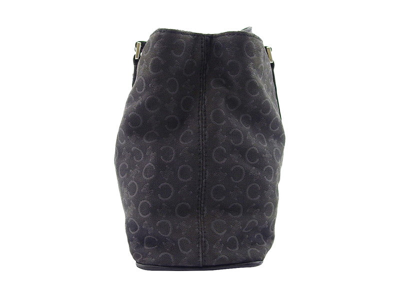 [Rakuten Super SALE 10% OFF] CELINE Handbag C Macadam Black Silver Men's Used