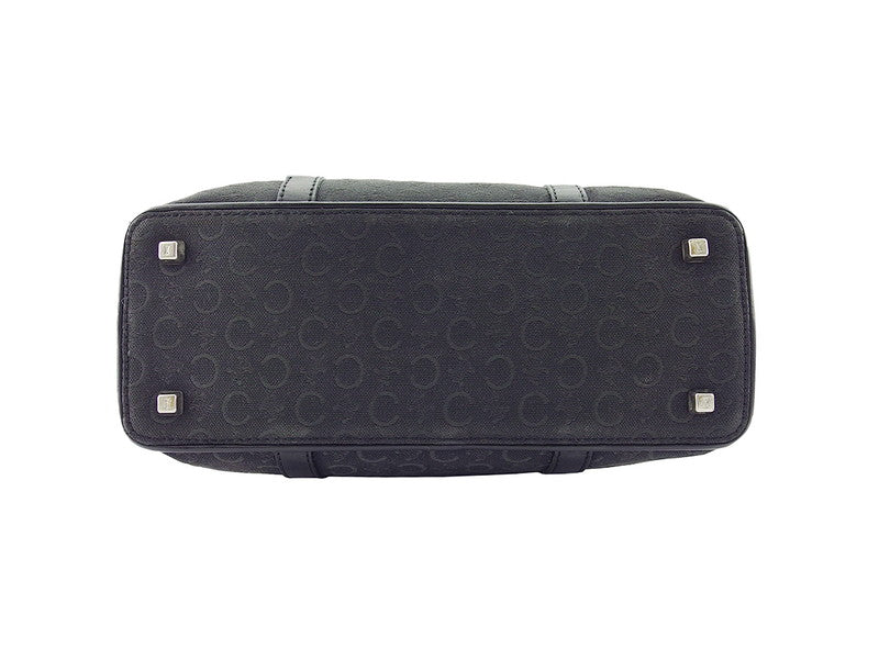 [Rakuten Super SALE 10% OFF] CELINE Handbag C Macadam Black Silver Men's Used