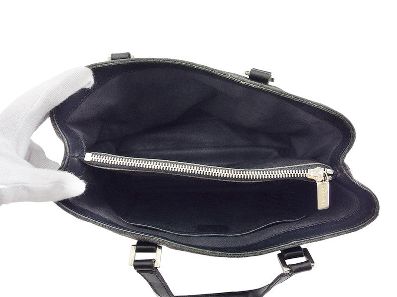[Rakuten Super SALE 10% OFF] CELINE Handbag C Macadam Black Silver Men's Used