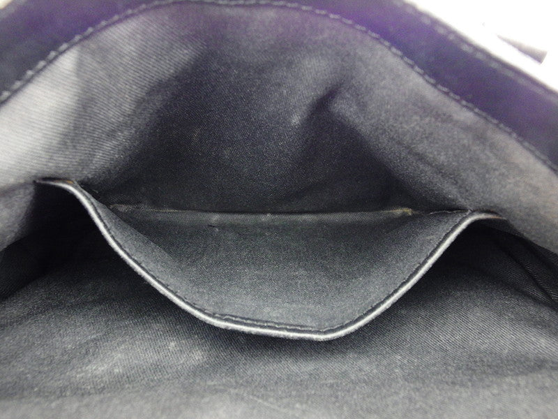 [Rakuten Super SALE 10% OFF] CELINE Handbag C Macadam Black Silver Men's Used