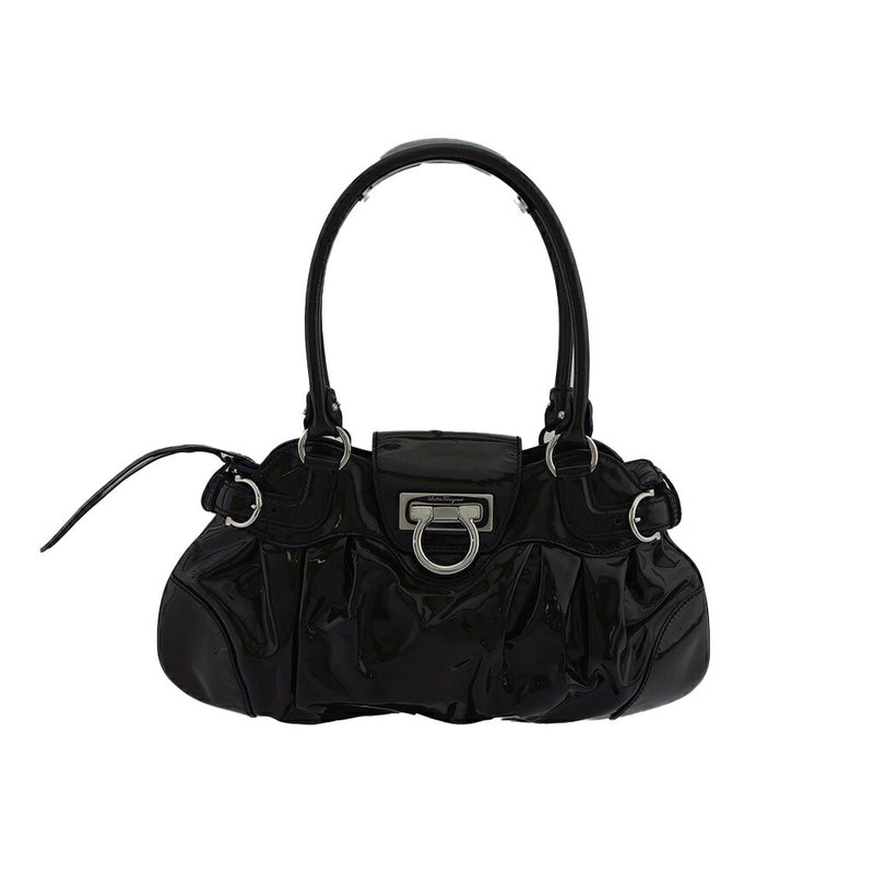 [Rakuten Super SALE 10% OFF] Salvatore Ferragamo Shoulder Bag Gancini Khaki
