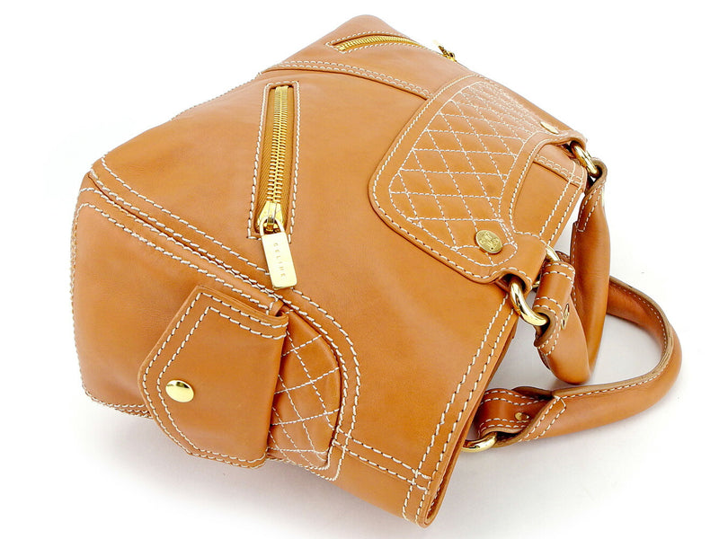 [Rakuten Super SALE 10% OFF] CELINE Handbag Boogie Bag Light Brown Gold Women's