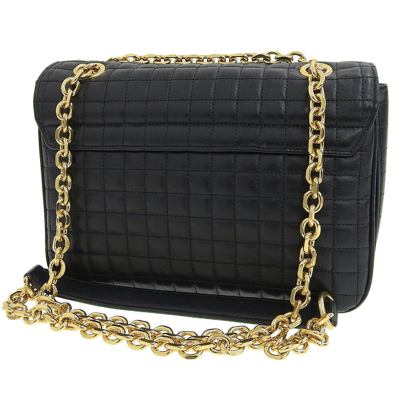 [Guaranteed authentic] Super beautiful CELINE chain shoulder bag quilted