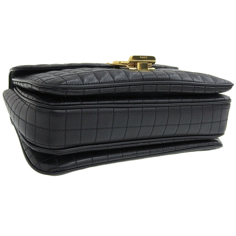 [Guaranteed authentic] Super beautiful CELINE chain shoulder bag quilted