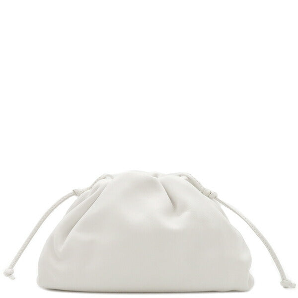 Bottega Veneta 2WAY Bag Mini The Pouch Shoulder Bag Leather White Crossbody