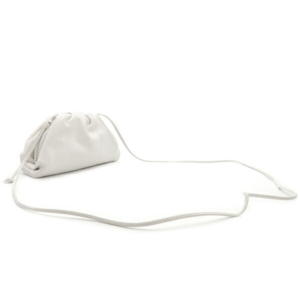 Bottega Veneta 2WAY Bag Mini The Pouch Shoulder Bag Leather White Crossbody