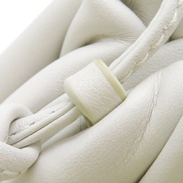 Bottega Veneta 2WAY Bag Mini The Pouch Shoulder Bag Leather White Crossbody