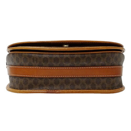 CELINE Women's Bags Brand Shoulder Bags Macadam Brown Crossbody Stylish [Used]