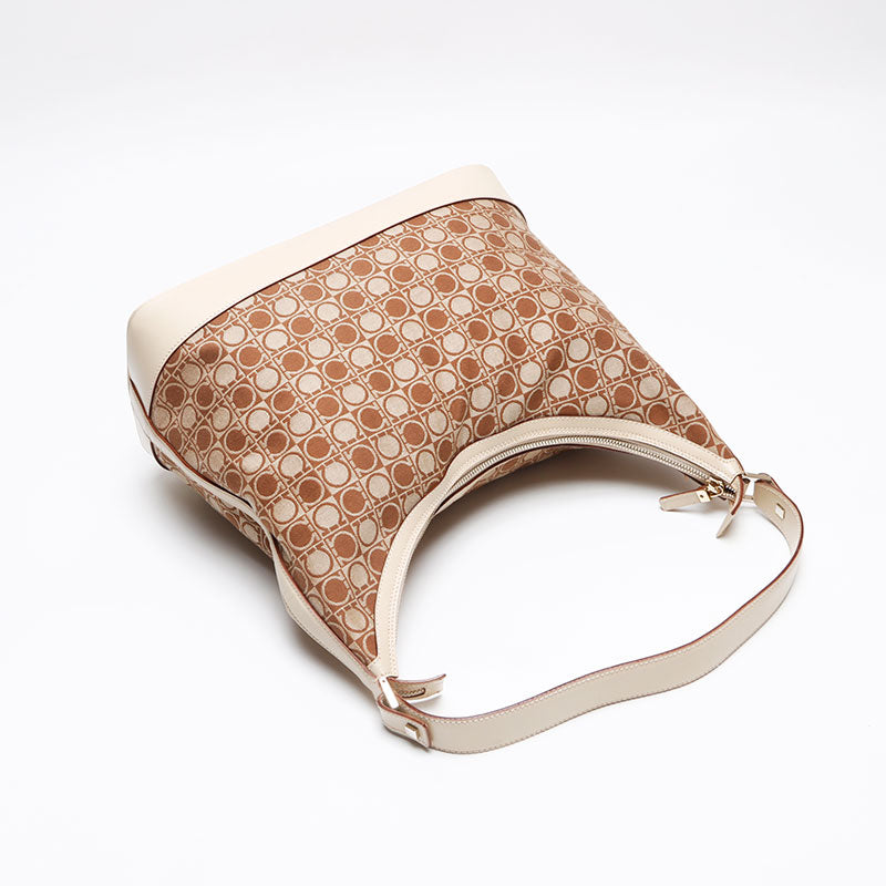 [20% OFF on all items 9/10 23:59] Salvatore Ferragamo Gancini Canvas Shoulder