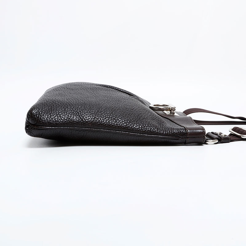 [20% OFF on all items 9/10 23:59] Salvatore Ferragamo Leather Gancini Shoulder
