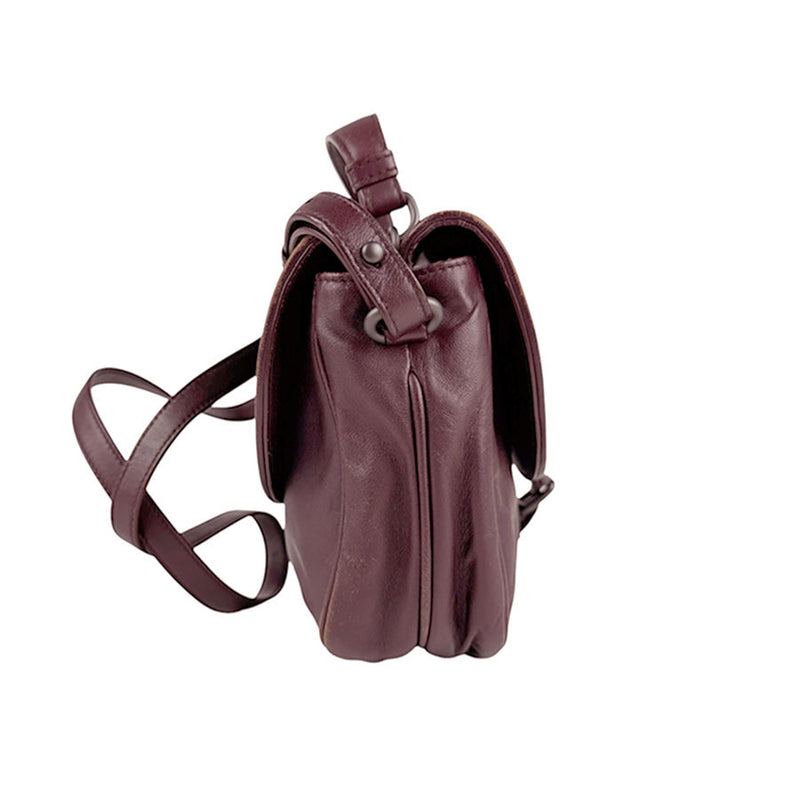 Bottegaveneta Shoulder Bag Intrecciato Leather Bordeaux Women's Free Shipping